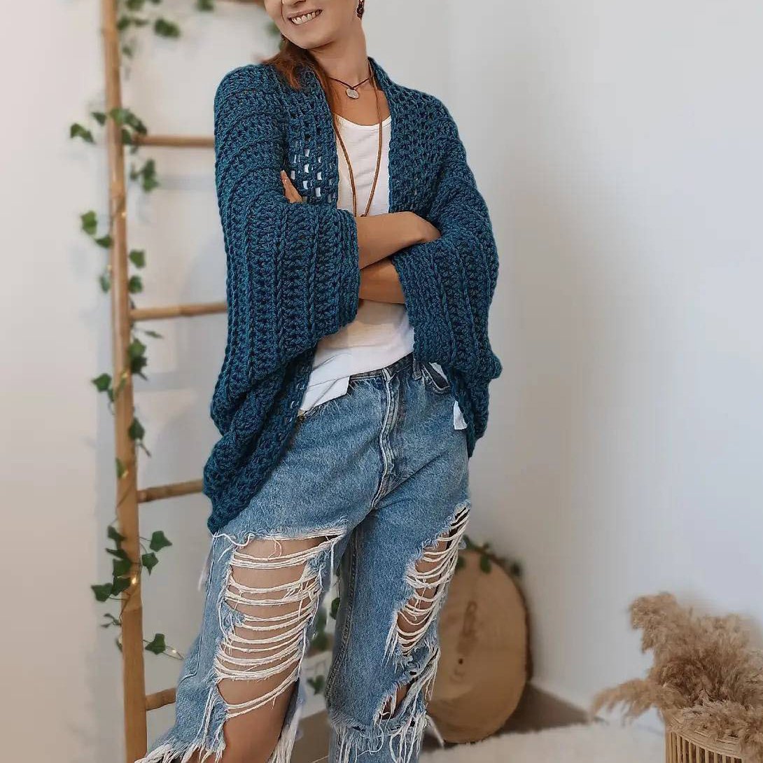 🧶Women's Knitted Cocoon Shawl🧣