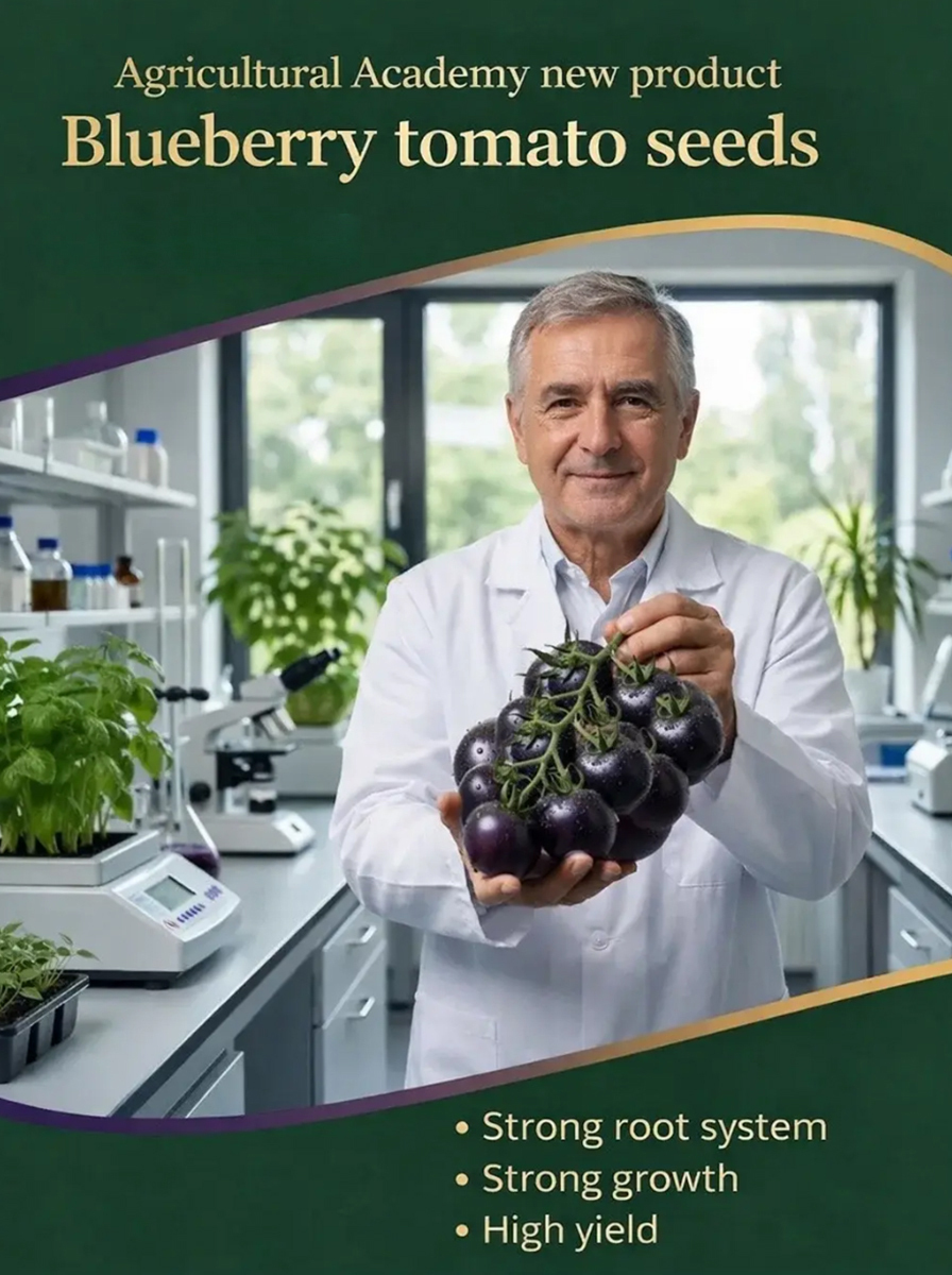 🧑‍🌾 New Black Tomato from Agri-Tech Institute – 3x More Nutrients Than Regular Tomatoes🖤 Purple Skin, Dark Flesh – High in Antioxidants, Eat Your Way to Youth🍅 Large Fruit Tomato – Bursts with Juice, Sweeter Than Your First Love