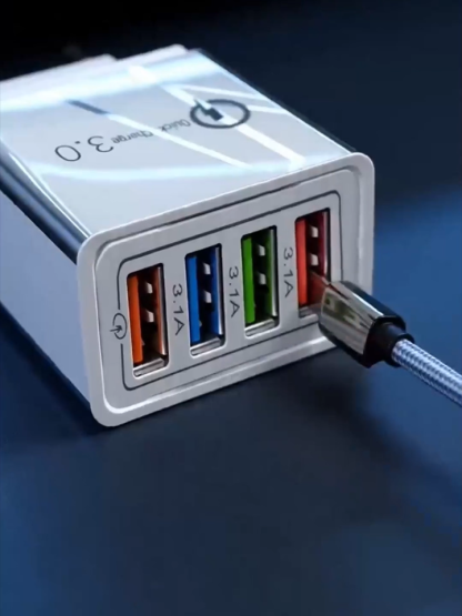 40W GaN 3.0 AI Smart Fast Charger - 4-in-1 Ice-Core Temperature Control, Pulse Battery Repair Technology, PD 3.0 Compatible - Midnight Clearance Sale