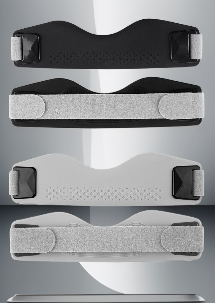 Comfortable knee strap for patella stabilization