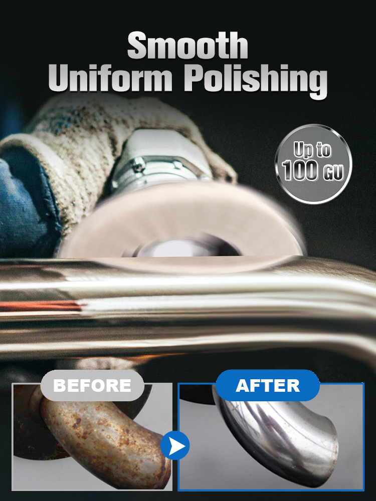 Restore the Shine 💎High-density fleece louvre wheel✨ One Touch for Instant Brilliance—Bring a High-Gloss Radiance to Every Inch of Metal.