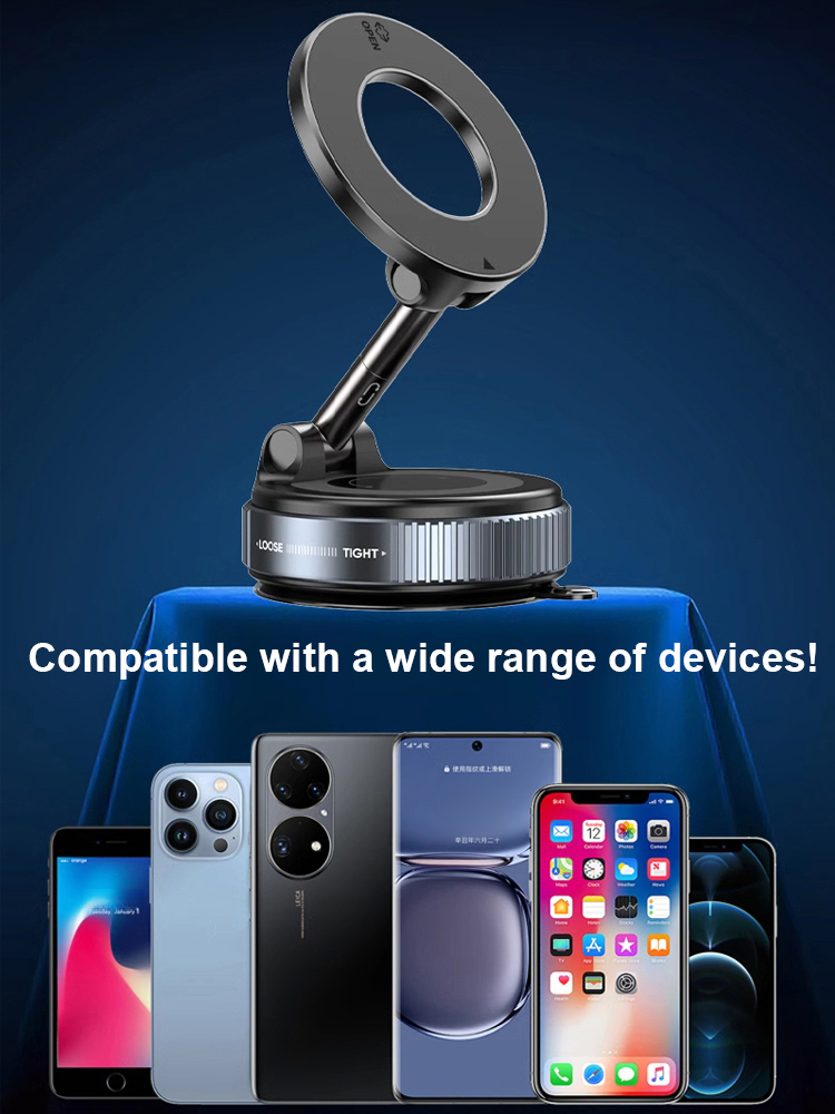 Say Goodbye to Wobbly Nightmares ✨【Home and Car】Multi-purpose Magnetic Phone Holder🚀 Anchor your phone to any surface.
