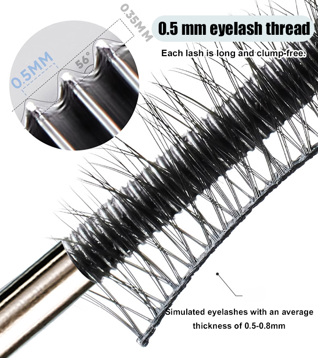 Foolproof for Beginners – One Sweep, Instant "Sunflare" Lashes🌱Steel Pipe Eyelash Primer🦢Plumose Fiber Tech – Lengthens & Volumizes, Zero Clumps🌊Waterproof, Sweatproof, Tearproof – All-Day Hold, Never Droops