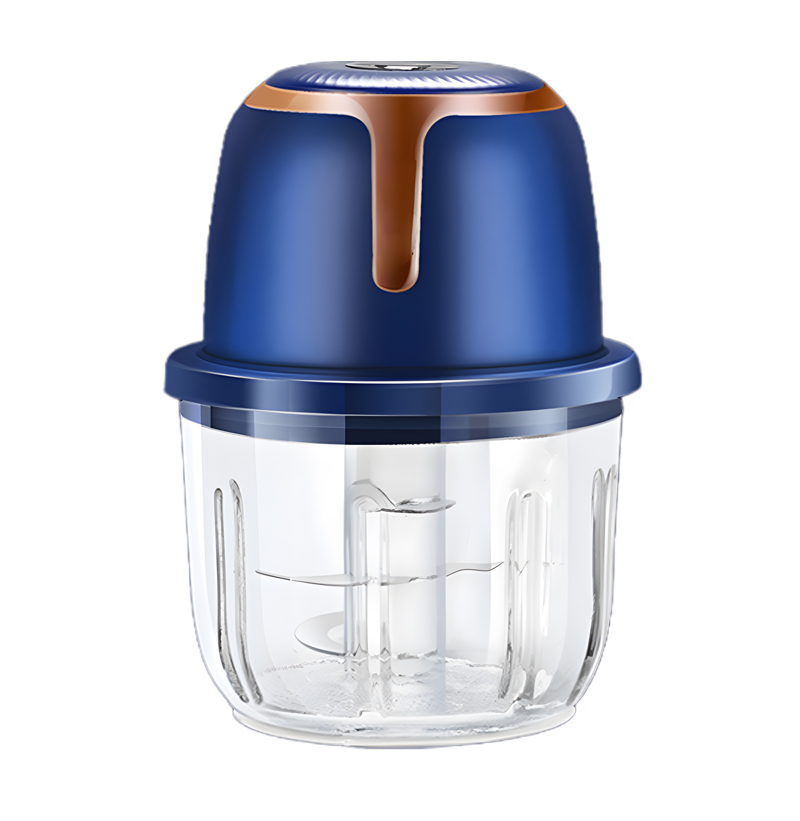 [Home Helper] Portable Multi-functional food processor⚡ One-Button Electric Chopping – No More Tears, 5 Seconds to Fresh Garlic🔪 4-in-1 Multifunctional: Mince meat, chop garlic, grind chili, baby food