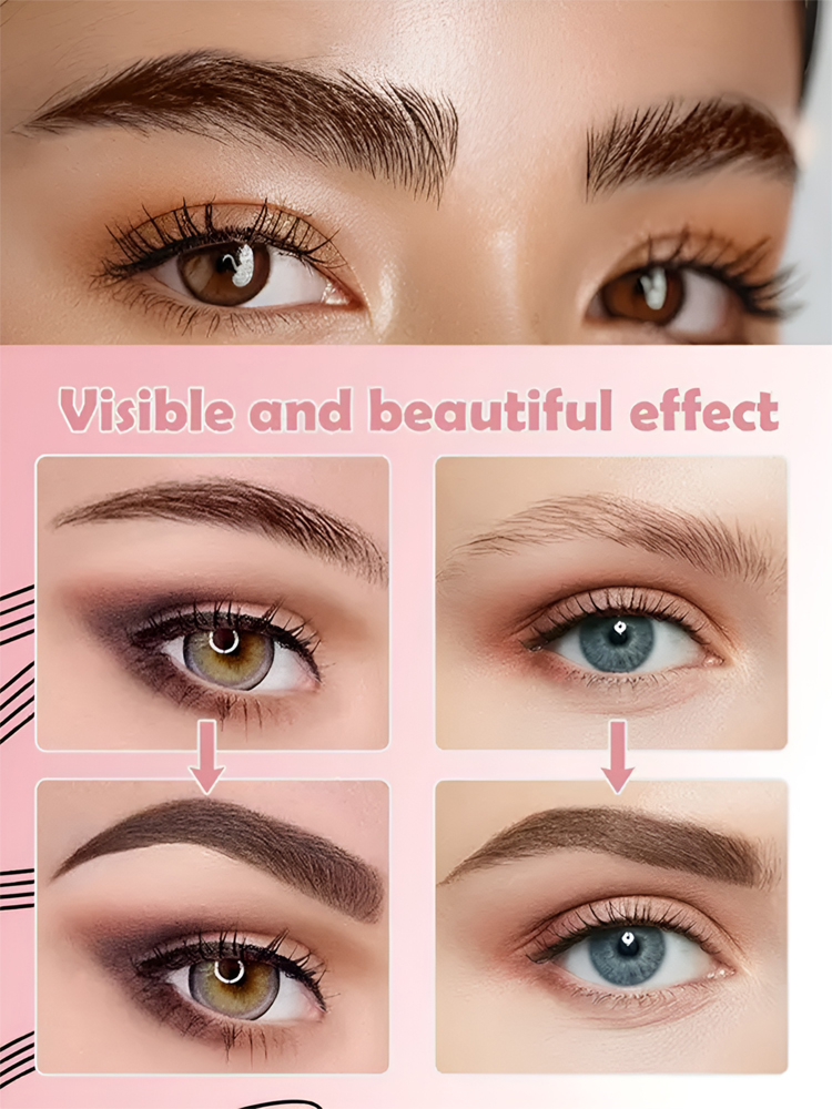 Buy 3 Get 3 FREE!📉Skip the Microblading! Get Natural Hair-Like Strokes in 5 Seconds ✨24H Gym-Proof Power! Your Brows Stay Perfect Even Under Sweat 💦Beginner-Friendly 4-Tip Pen. Professional Brows with Zero Effort ✍️