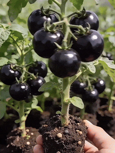 🧑‍🌾 New Black Tomato from Agri-Tech Institute – 3x More Nutrients Than Regular Tomatoes🖤 Purple Skin, Dark Flesh – High in Antioxidants, Eat Your Way to Youth🍅 Large Fruit Tomato – Bursts with Juice, Sweeter Than Your First Love