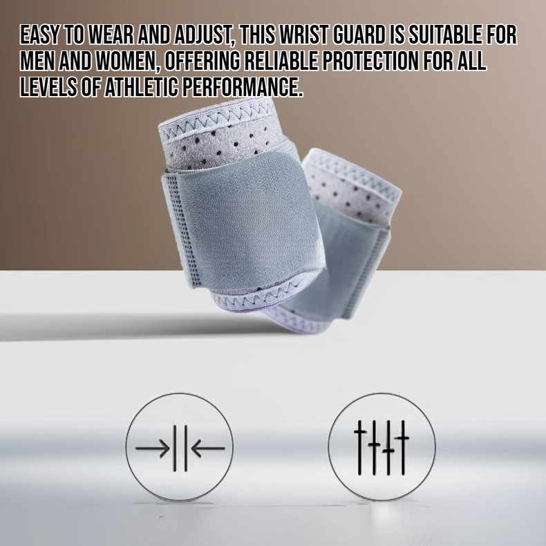 Close-up of breathable material on sports wrist guard