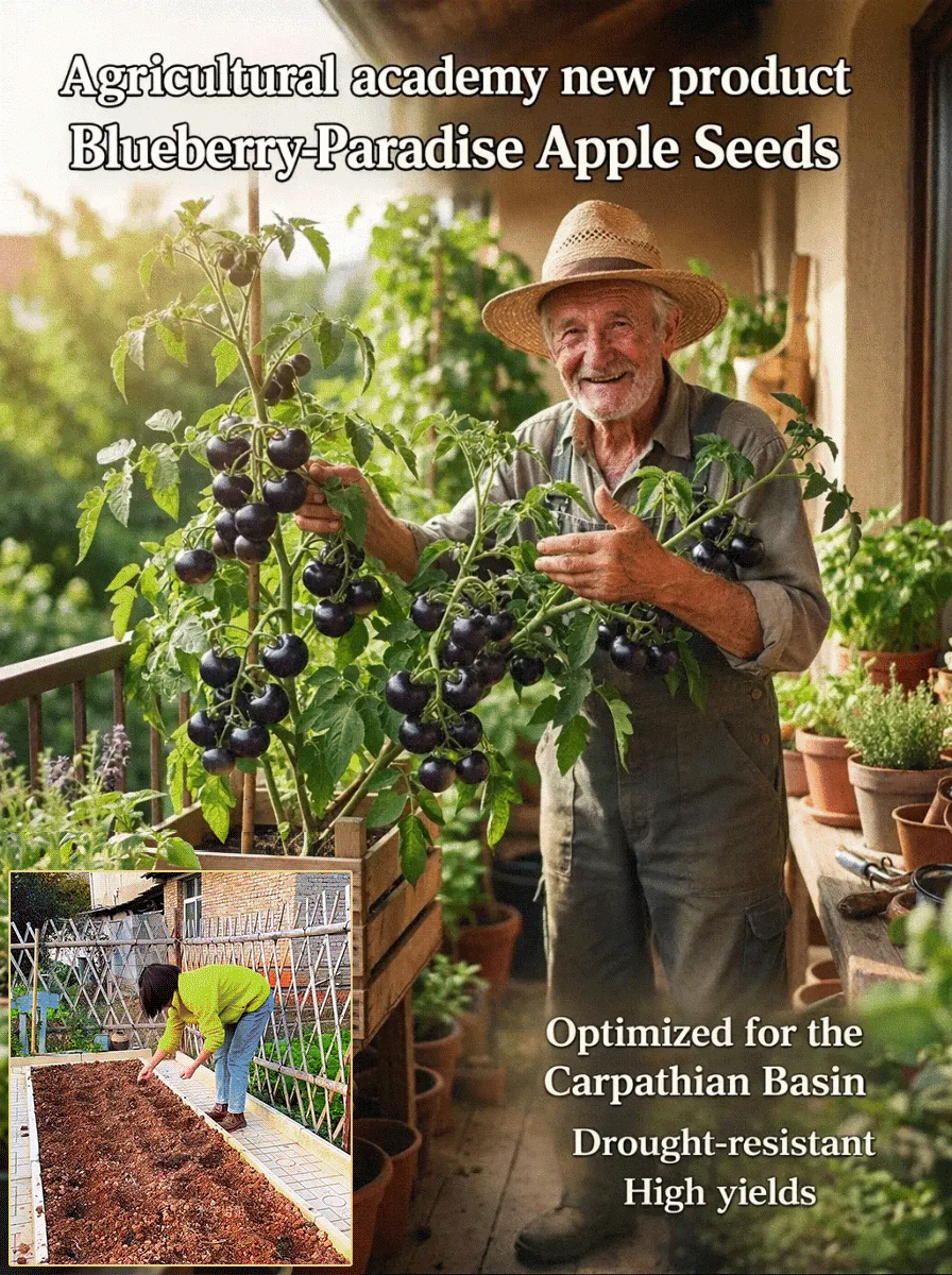 🧑‍🌾 New Black Tomato from Agri-Tech Institute – 3x More Nutrients Than Regular Tomatoes🖤 Purple Skin, Dark Flesh – High in Antioxidants, Eat Your Way to Youth🍅 Large Fruit Tomato – Bursts with Juice, Sweeter Than Your First Love