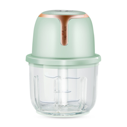 [Home Helper] Portable Multi-functional food processor⚡ One-Button Electric Chopping – No More Tears, 5 Seconds to Fresh Garlic🔪 4-in-1 Multifunctional: Mince meat, chop garlic, grind chili, baby food