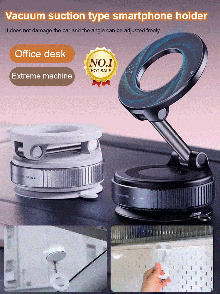 Say Goodbye to Wobbly Nightmares ✨【Home and Car】Multi-purpose Magnetic Phone Holder🚀 Anchor your phone to any surface.