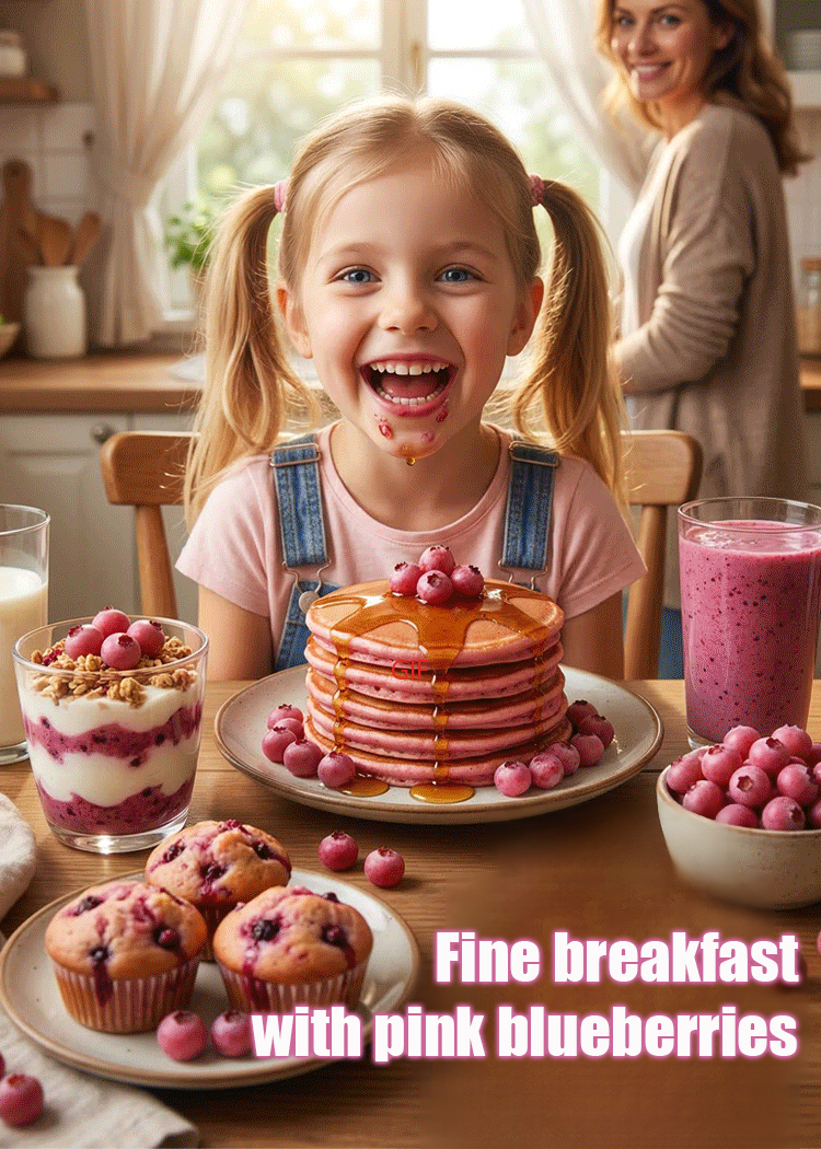 Rare Pink Berries: Sweeter Than Candy! 🍬🍓Grow Stunning Pink Blueberries at Home! 🏡💖Get 3000 Pink Berry Seeds for Just $52! 💰🚀