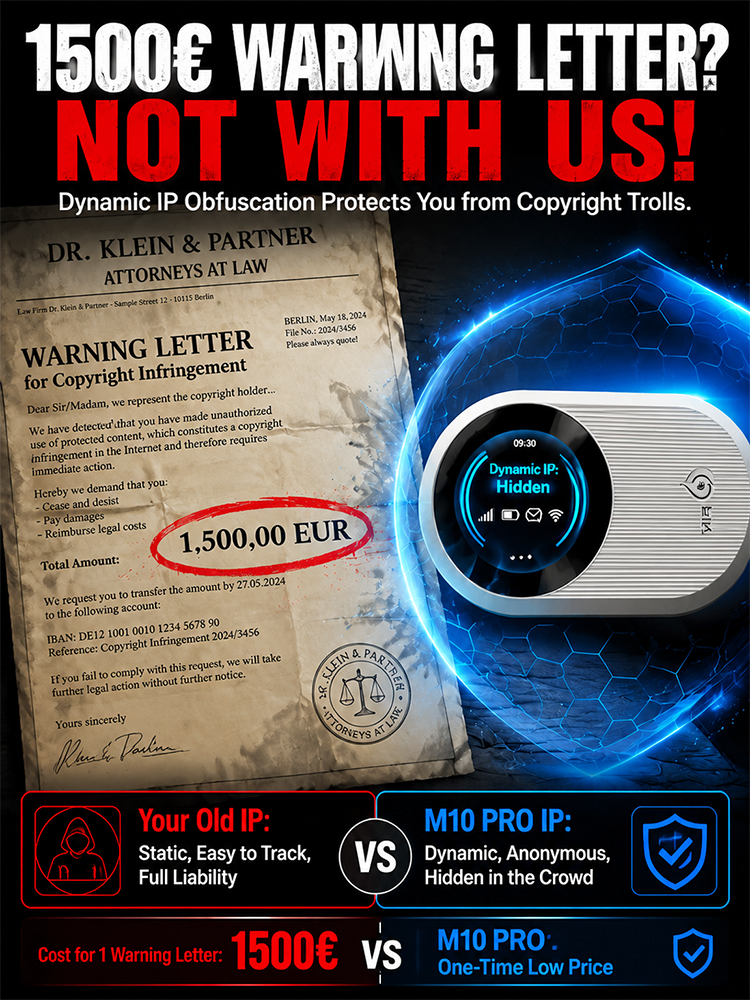 M10 Pro High-Speed Wireless Travel Router | 500 MB/s Satellite-Level Qualcomm Chip & 30+ Devices Connection | Limited Flash Sale: No More 24-Month Contracts!