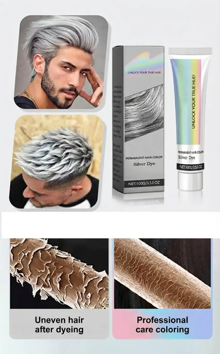 Buy 1 get 1 free🔥Buy 2 get 2 free🔥[One Year Long, Colorfast] Pure Plant Extract 2-in-1 Natural Hair Dye🌱  Plant-Based – Dye Your Hair Like a Treatment📅 No Fading for a Year – Say Goodbye to Frequent Touch-Ups🧴 2-in-1 Color & Care