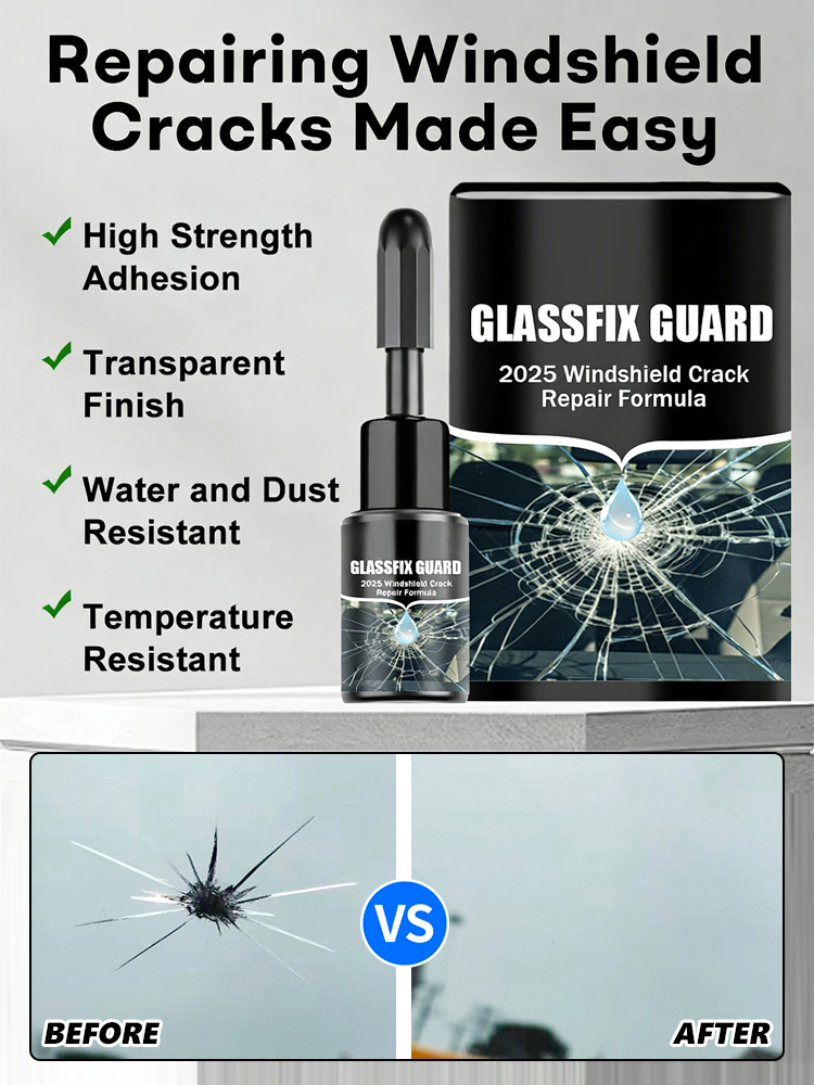 14-Day satisfaction guarantee. Shop risk-free! ✅[Glass Renewal] Car Window/Windshield Crack Repair Liquid🚛Portable kit for car, SUV, and trucks!