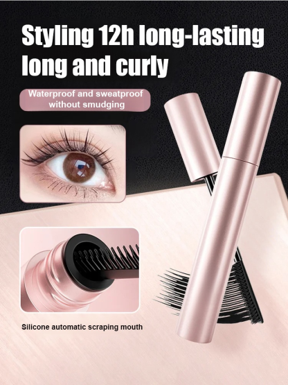 The Ultimate 6-Row Curved Lengthening Mascara – 12H Waterproof & Zero Clumps! [FLASH SALE: Massive Savings on Multi-Packs Today!]