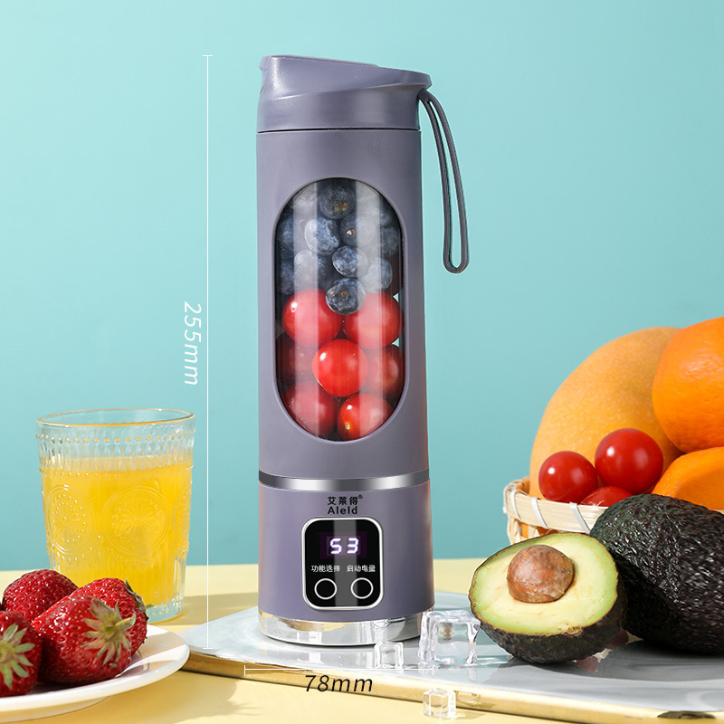2X Faster Than Regular Blenders! USB Fast-Charge for 15+ Cups ⚡High-End Steel & Leak-Proof. Carry a 5-Star Juice Bar in Your Bag 👜our Mobile Energy Station! 450ml Capacity for Gym or Travel 🏃‍♂️