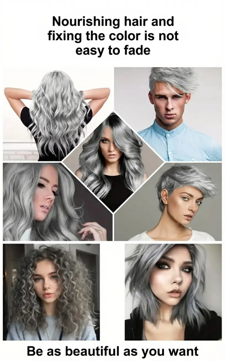 Buy 1 get 1 free🔥Buy 2 get 2 free🔥[One Year Long, Colorfast] Pure Plant Extract 2-in-1 Natural Hair Dye🌱  Plant-Based – Dye Your Hair Like a Treatment📅 No Fading for a Year – Say Goodbye to Frequent Touch-Ups🧴 2-in-1 Color & Care