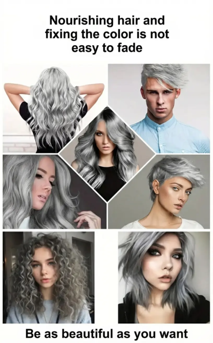 Buy 1 get 1 free🔥Buy 2 get 2 free🔥[One Year Long, Colorfast] Pure Plant Extract 2-in-1 Natural Hair Dye🌱  Plant-Based – Dye Your Hair Like a Treatment📅 No Fading for a Year – Say Goodbye to Frequent Touch-Ups🧴 2-in-1 Color & Care