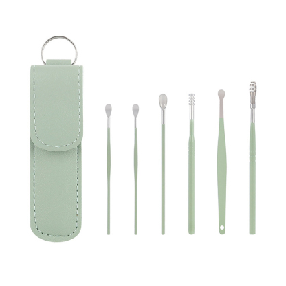 6 Precision Tools✨6-piece Stainless Steel Ear Scoop Set👂ASMR For Your Ears: Redefining the New Standard of Ear Canal Cleaning.