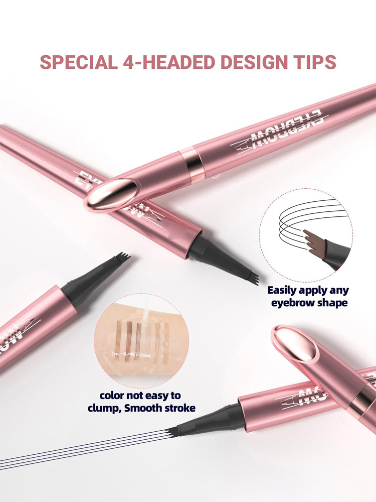 Buy 3 Get 3 FREE!📉Skip the Microblading! Get Natural Hair-Like Strokes in 5 Seconds ✨24H Gym-Proof Power! Your Brows Stay Perfect Even Under Sweat 💦Beginner-Friendly 4-Tip Pen. Professional Brows with Zero Effort ✍️