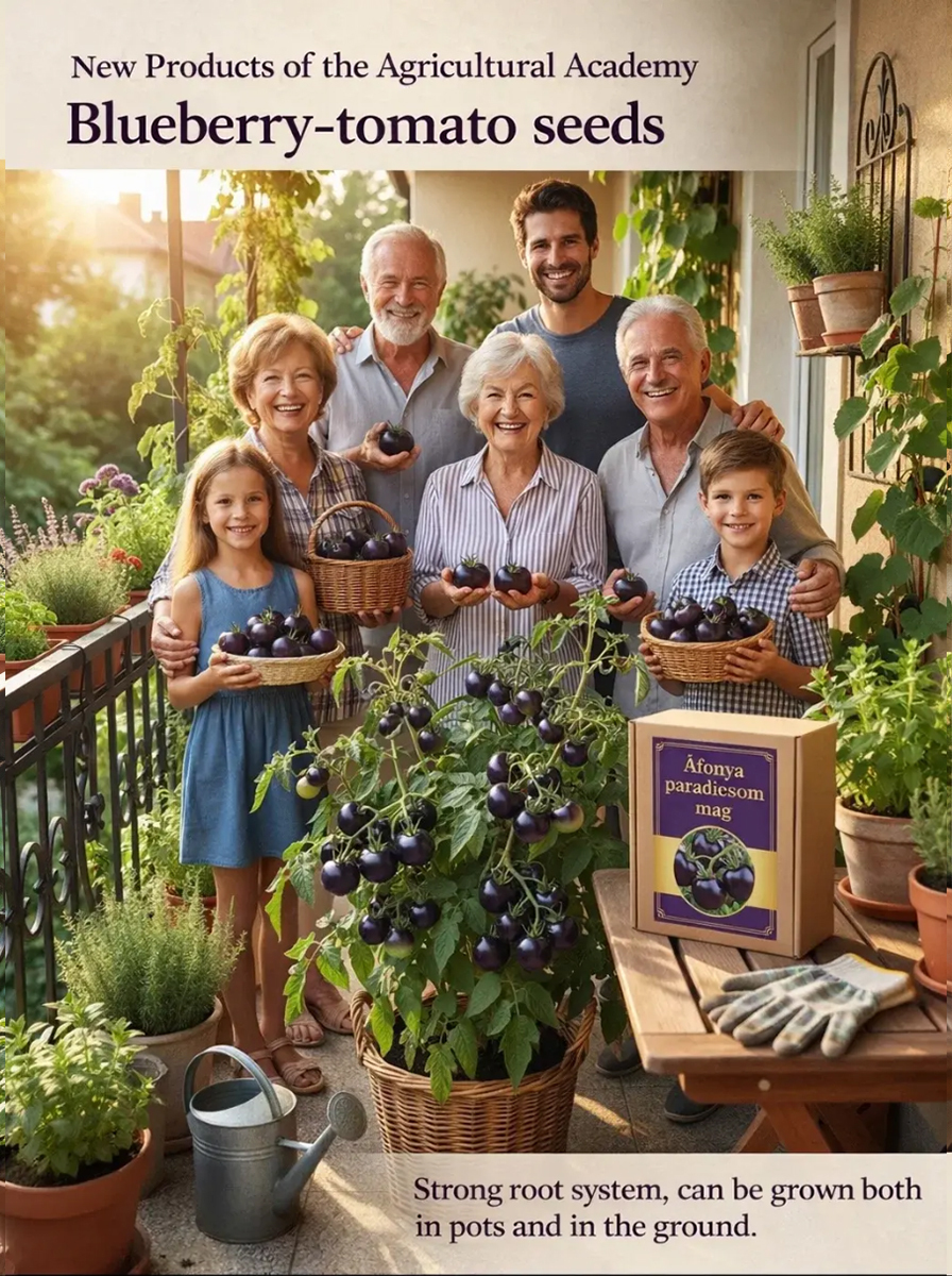 🧑‍🌾 New Black Tomato from Agri-Tech Institute – 3x More Nutrients Than Regular Tomatoes🖤 Purple Skin, Dark Flesh – High in Antioxidants, Eat Your Way to Youth🍅 Large Fruit Tomato – Bursts with Juice, Sweeter Than Your First Love