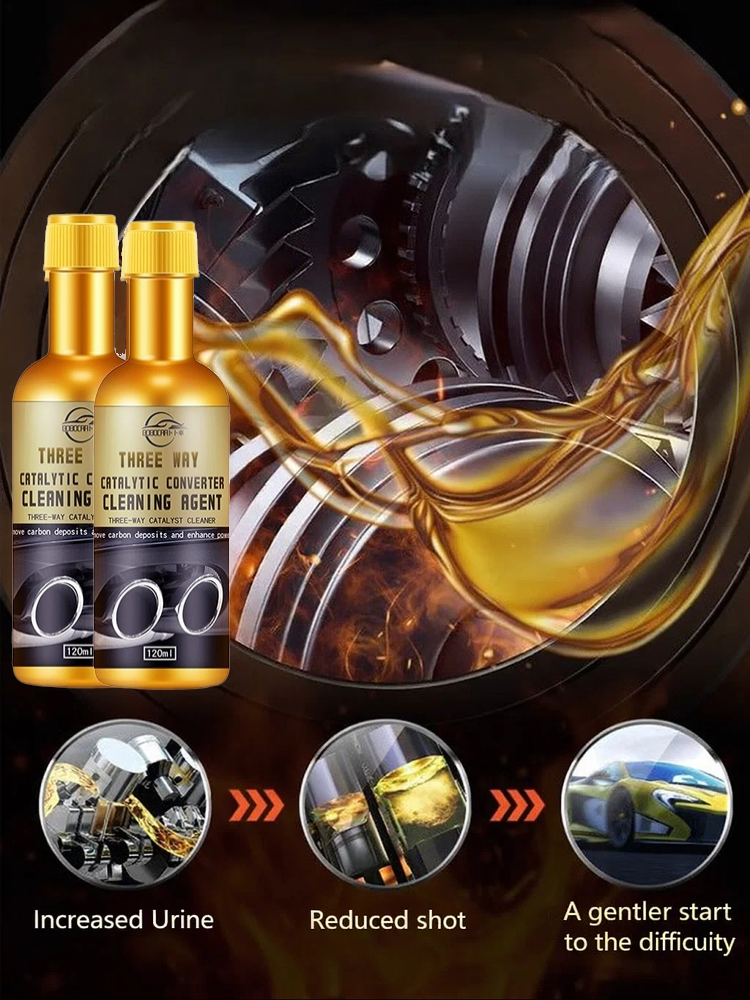 BOGO: Buy 1 Get 1 Free ✨ Buy 2 Get 2 Free✨ No-disassembly three-way catalytic converter carbon deposit cleaner💨 Fuel your car back to its peak!