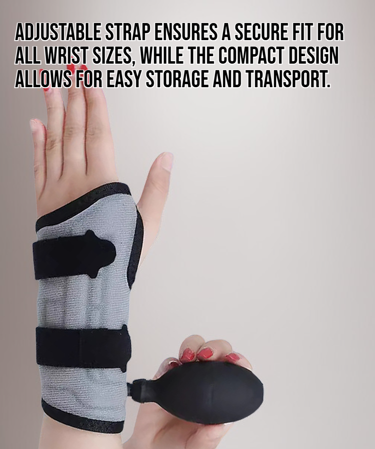 Inflatable sports wristband for athletes