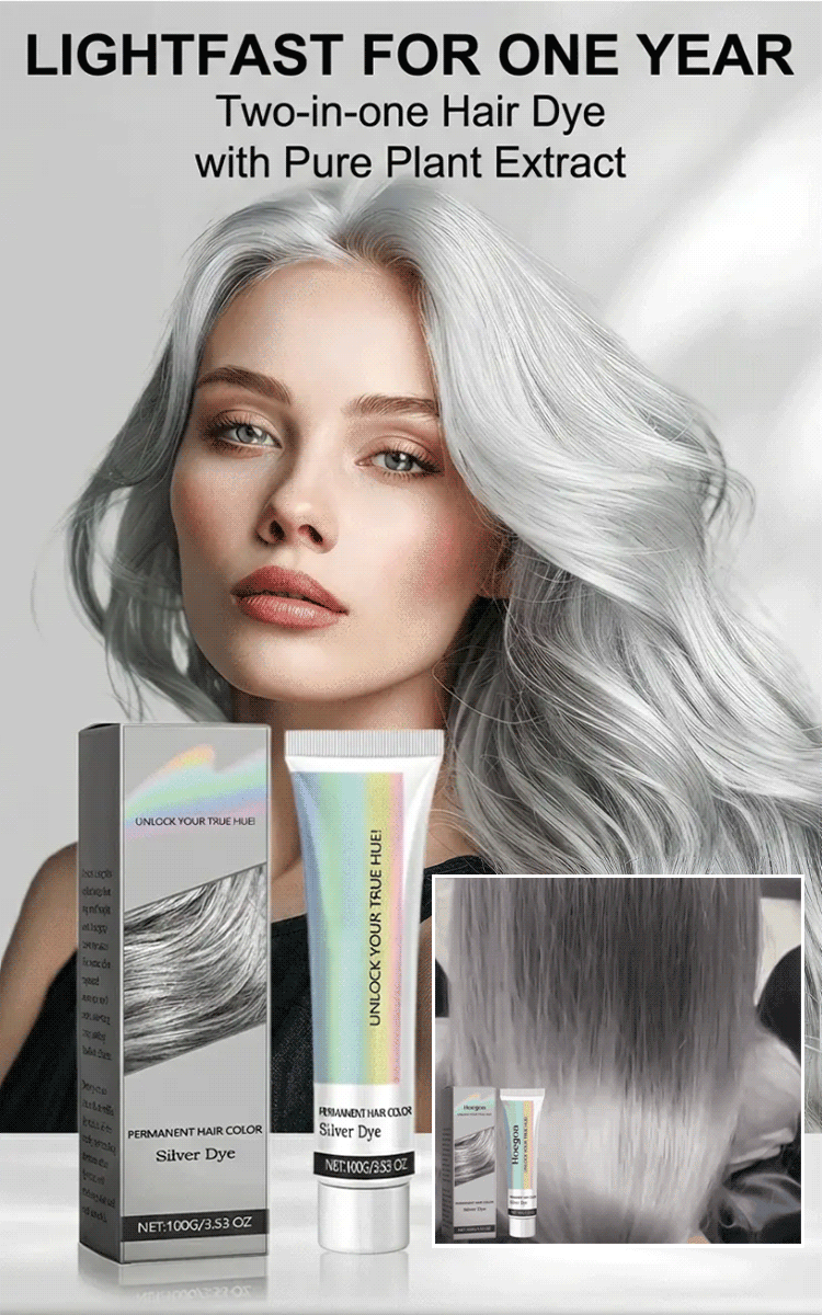 Buy 1 get 1 free🔥Buy 2 get 2 free🔥[One Year Long, Colorfast] Pure Plant Extract 2-in-1 Natural Hair Dye🌱  Plant-Based – Dye Your Hair Like a Treatment📅 No Fading for a Year – Say Goodbye to Frequent Touch-Ups🧴 2-in-1 Color & Care