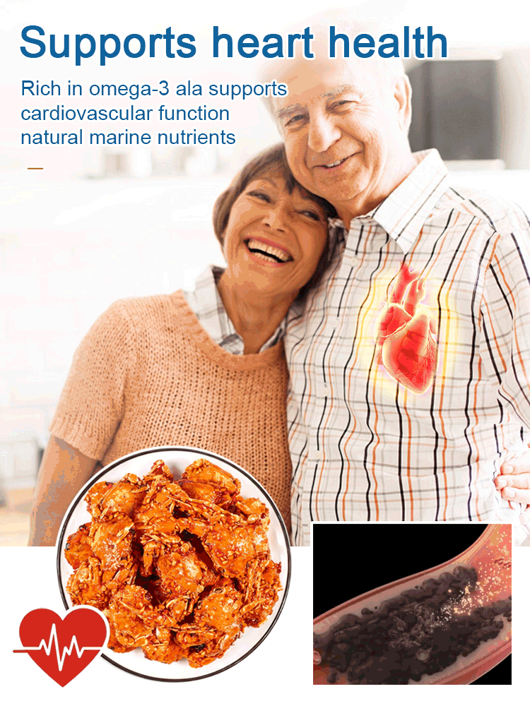 Spicy Sea Crab Snacks - High in Protein, Low in Sodium🌶️ Spicy & Crispy – Shell So Crunchy, Meat So Tender, You'll Lick Your Fingers🦀 Premium Baby Crabs – Secret Braised Recipe, Flavor Infused to the Bone🎉 Perfect for Binge-Watching & Parties 