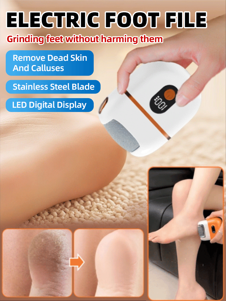 Buy 1 Get 1 Free! Buy 2 Get 2 Free! 🦶Electric foot scrubber✨👡 One-Touch Smoothing: Reclaim Baby-Soft Feet.