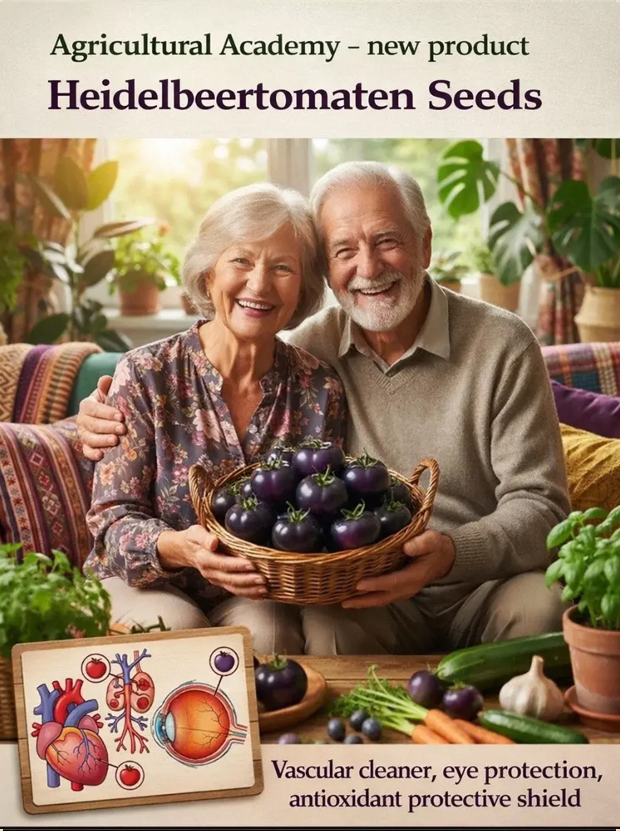 🧑‍🌾 New Black Tomato from Agri-Tech Institute – 3x More Nutrients Than Regular Tomatoes🖤 Purple Skin, Dark Flesh – High in Antioxidants, Eat Your Way to Youth🍅 Large Fruit Tomato – Bursts with Juice, Sweeter Than Your First Love