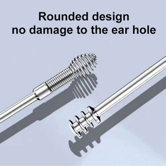 6 Precision Tools✨6-piece Stainless Steel Ear Scoop Set👂ASMR For Your Ears: Redefining the New Standard of Ear Canal Cleaning.