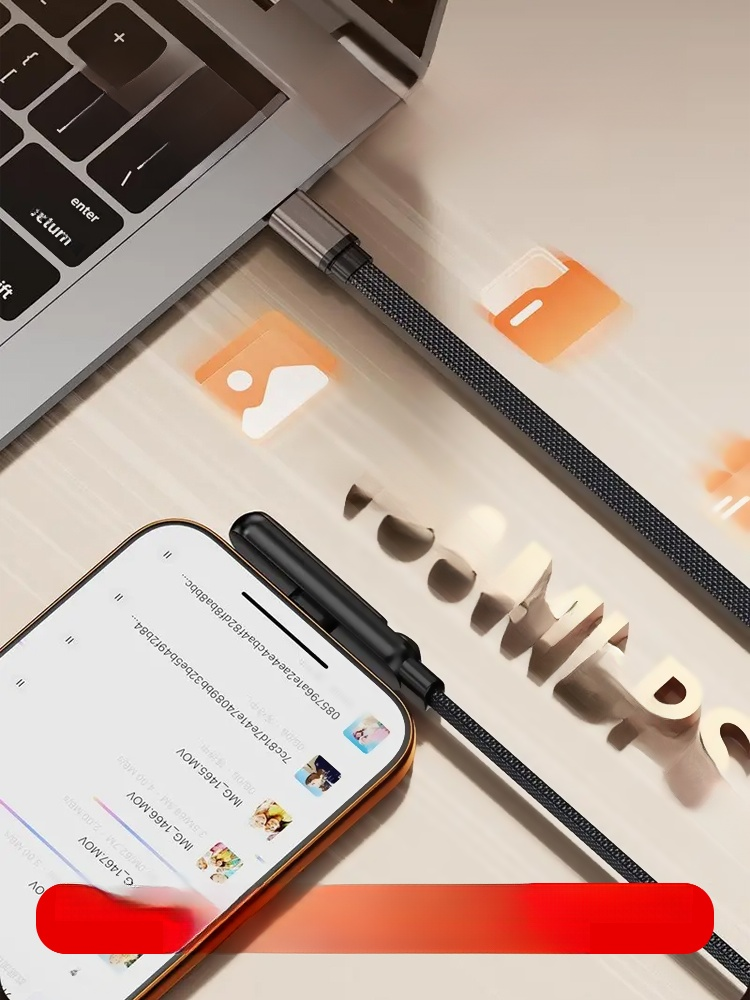 【Stand + Charging Cable】Foldable 240W Fast Charging Cable ⚡️ 240W Super Fast Charging 📱 Foldable Stand Design 🌀 Cable Winder for Storage