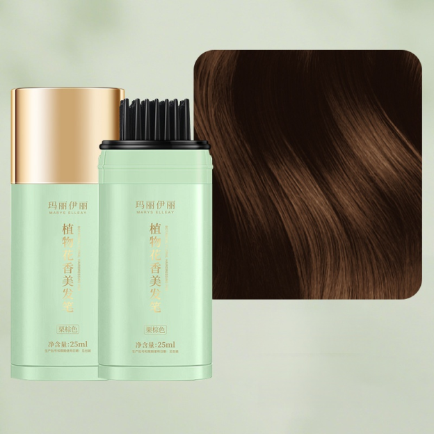 ✨ Simply brush to color, cover white hair wherever you need ✨ Special film-forming technology ensures no fading