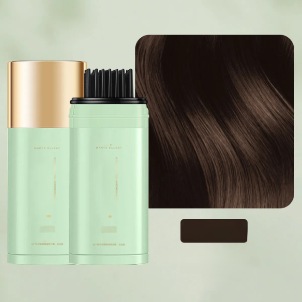 ✨ Simply brush to color, cover white hair wherever you need ✨ Special film-forming technology ensures no fading