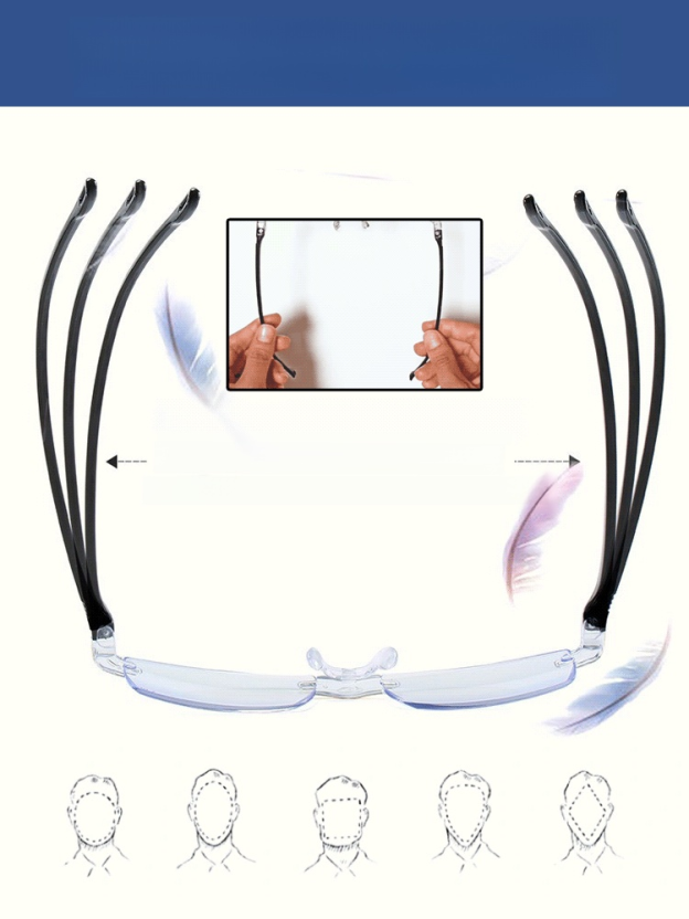 Stop Switching Glasses! 🛑4K Clarity for Your Eyes! 👓One Pair for Everything! ✨HD Auto-Zoom Progressive Glasses【+1.0~+7.0 prescription】