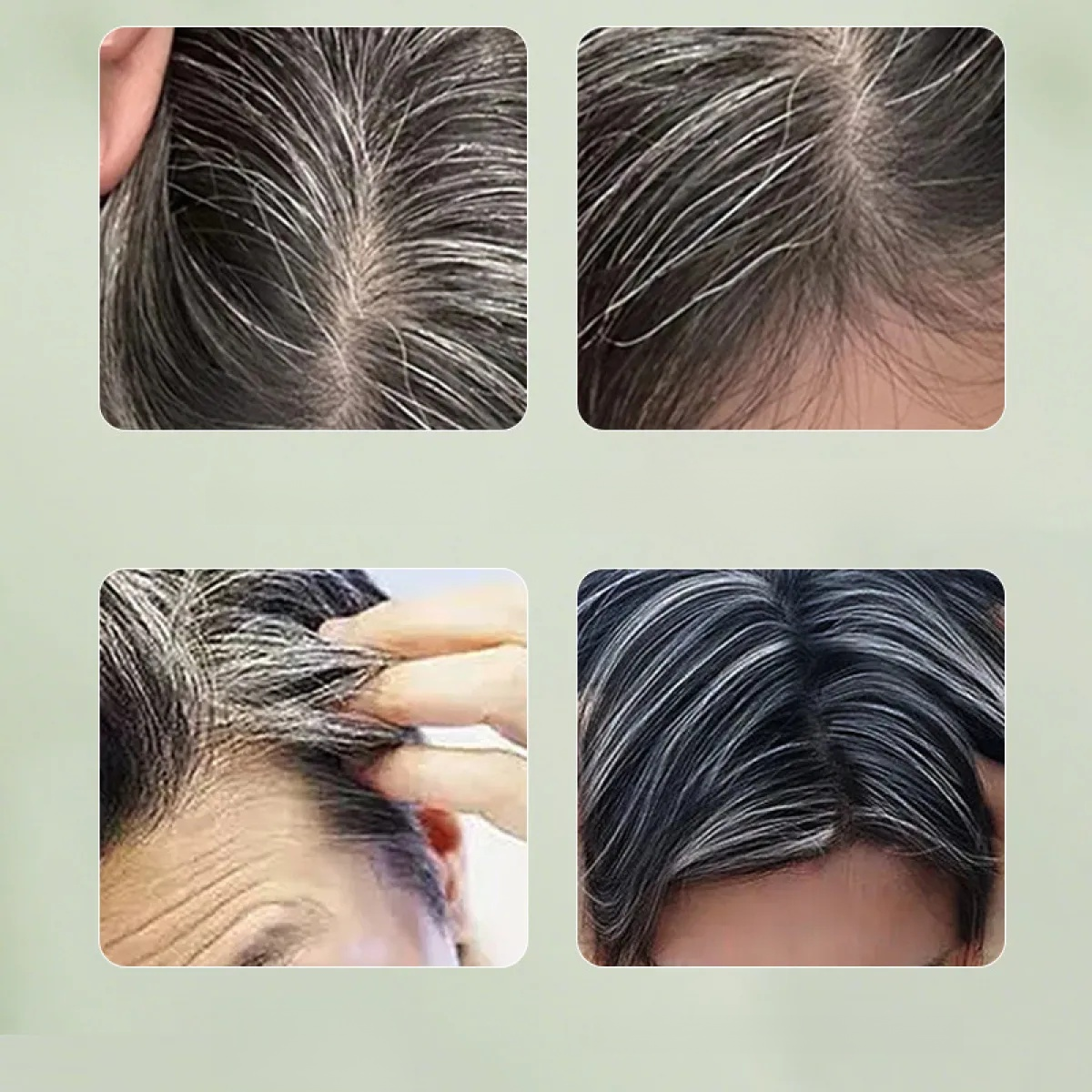 ✨ Simply brush to color, cover white hair wherever you need ✨ Special film-forming technology ensures no fading