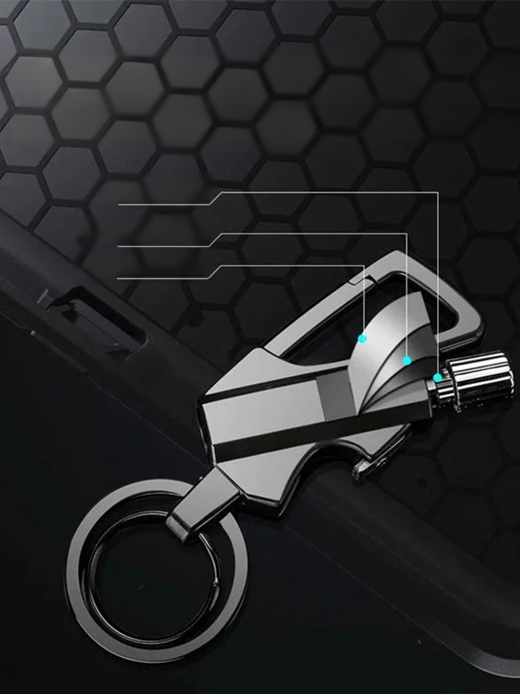 The Ultimate 3-in-1 EDC Multi-Tool Light, Open, Carry! 🛡️ Durable Lighter + Bottle Opener + Heavy-Duty Keychain in One.