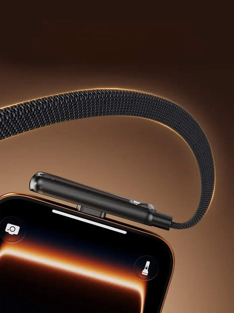 【Stand + Charging Cable】Foldable 240W Fast Charging Cable ⚡️ 240W Super Fast Charging 📱 Foldable Stand Design 🌀 Cable Winder for Storage