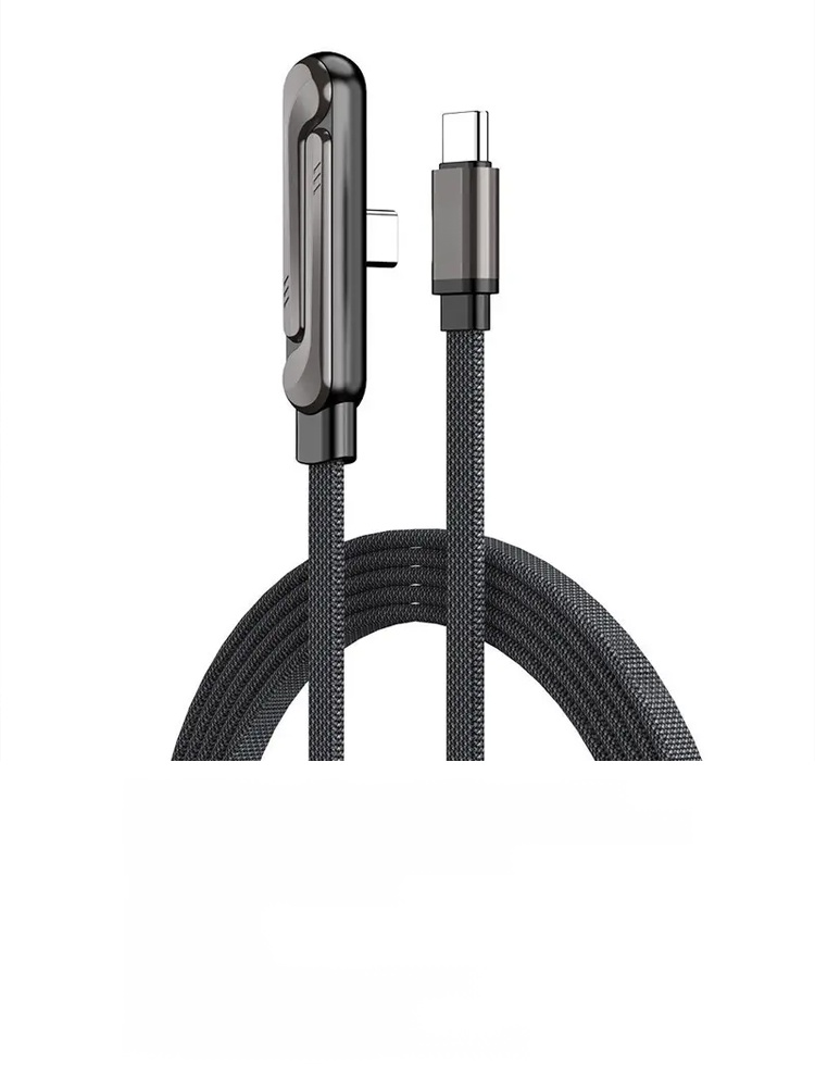 【Stand + Charging Cable】Foldable 240W Fast Charging Cable ⚡️ 240W Super Fast Charging 📱 Foldable Stand Design 🌀 Cable Winder for Storage