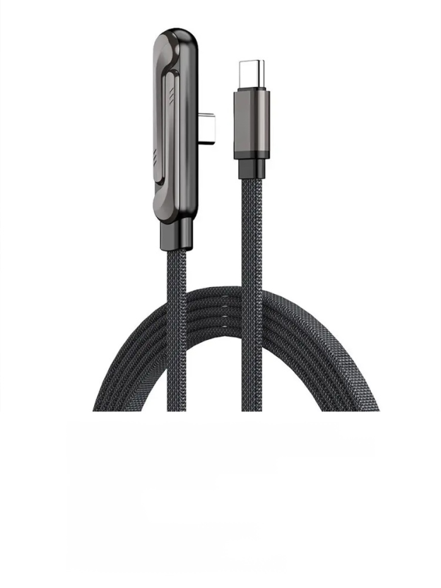 【Stand + Charging Cable】Foldable 240W Fast Charging Cable ⚡️ 240W Super Fast Charging 📱 Foldable Stand Design 🌀 Cable Winder for Storage