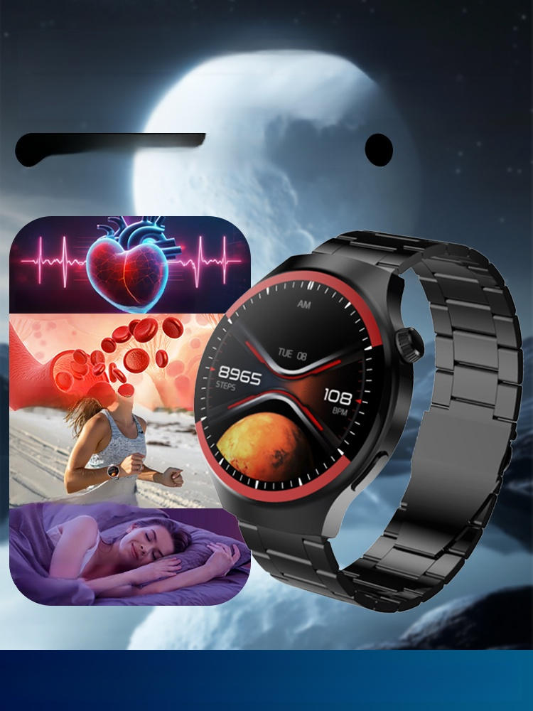 [Recommended by Doctors] The latest generation of smart health watch! Lifetime free measurements!  Online Launch: 90% off & Free Shipping – First 100 orders only! Best Price: Only €20! Try it free for 30 days. Full refund if you're not satisfied!