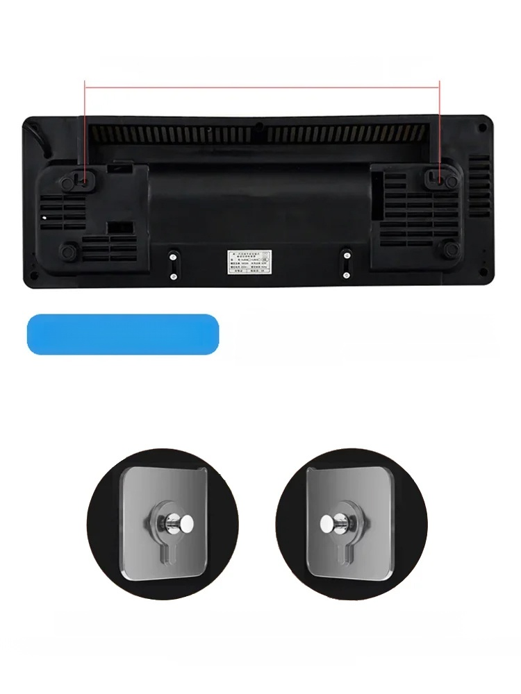 Hot and cold wall-mounted home air conditioner, No installation required – simply plug it in and go! ⏰ It gets 10°C warmer in 10 seconds!