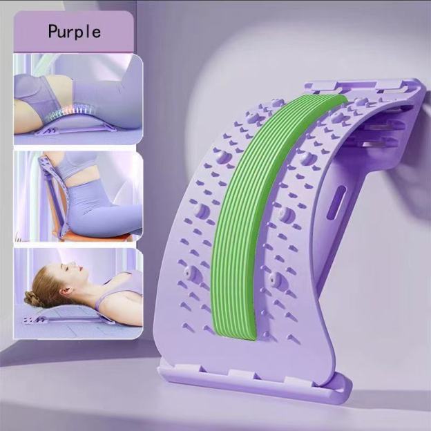 Magnetic therapy acupuncture massage lumbar stretcher, Decompress Your Spine! ✨ Magnetic Therapy Stretcher to Relieve Back Pain & Muscle Tension.