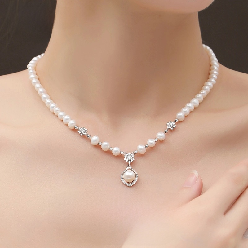 Angel Heart Pearl Necklace Set丨Japan Top Akoya Pearl (Necklaces, bracelets, earrings)