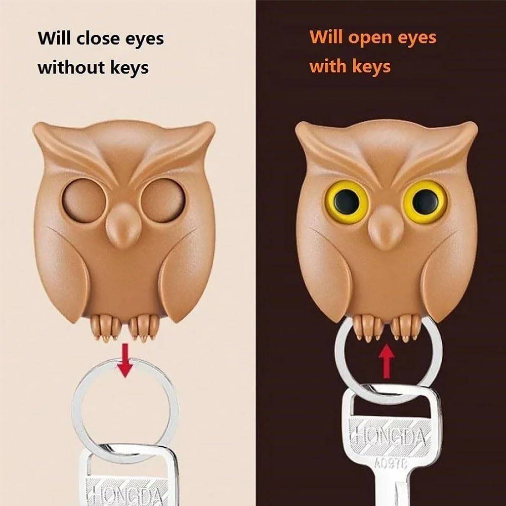 🔥Black Friday Deal🔥Automatic Open Close Eyes Owl Holder🦉