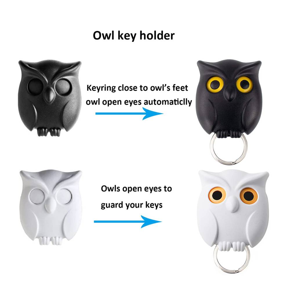 🔥Black Friday Deal🔥Automatic Open Close Eyes Owl Holder🦉