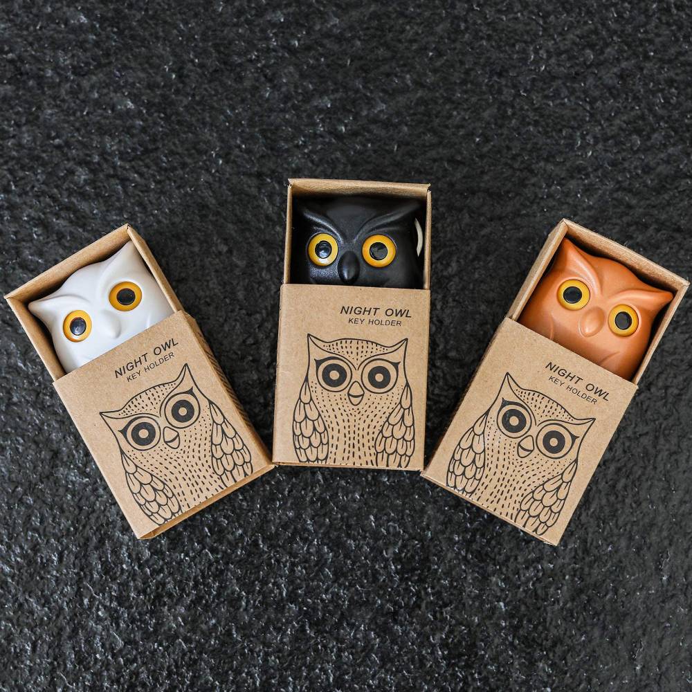 🔥Black Friday Deal🔥Automatic Open Close Eyes Owl Holder🦉