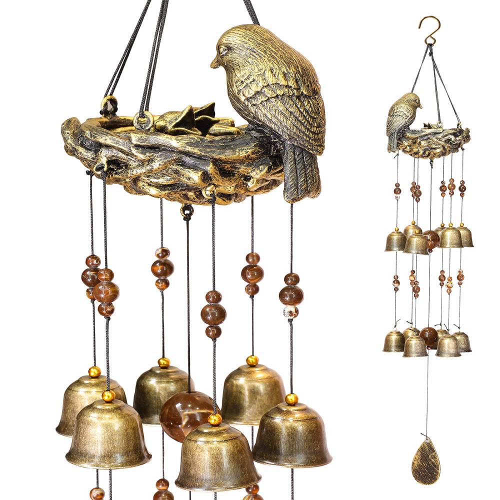 🐦Bird Nest Wind Chime Hanging Decoration - Best Gift For Mom🎁❤️