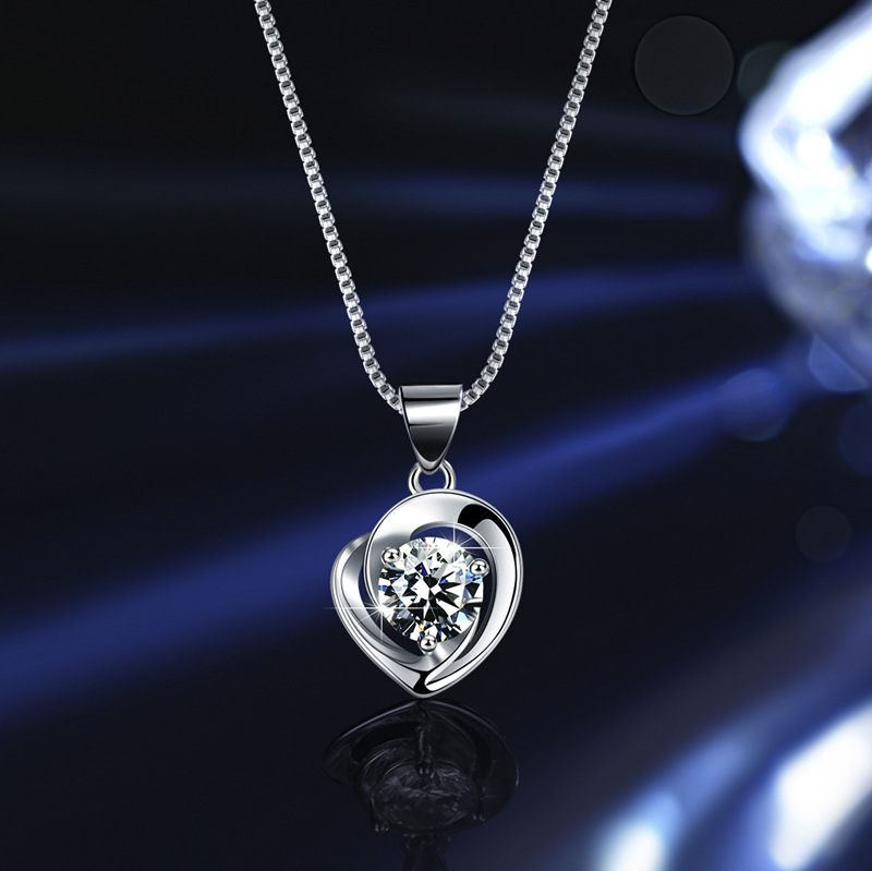 Eternal Love Moissanite Pendant Necklace